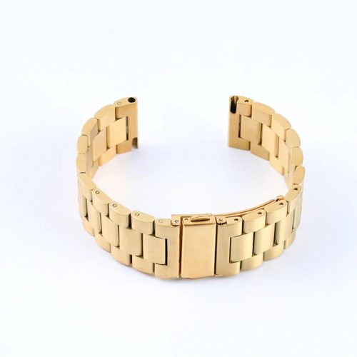 Techsuit - Óraszíj (W036) - Apple Watch 1/2/3/4/5/6/7/8/9/10/SE/SE 2/Ultra/Ultra 2 (42/44/45/46/49mm) - Arany