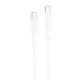 Foneng XS01 60W USB-C to USB-C kábel, 1m (Fehér)