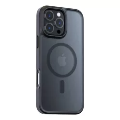   Torras Guardian Magnetic Series fliptok iPhone 16 Pro (Fekete)