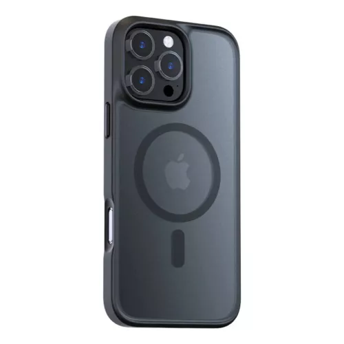 Torras Guardian Magnetic Series fliptok iPhone 16 Pro (Fekete)