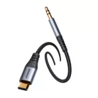 Joyroom Audio Transfer Series SY-A07 Mini Jack 3.5mm/USB-C Kábel 1.2m - Fekete