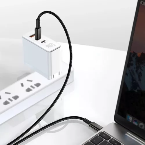 Baseus USB Type C - USB Type C kábel Power Delivery Quick Charge 100W 5A 1m fekete (CATWJ-01)