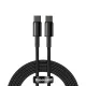 Baseus USB Type C - USB Type C kábel Power Delivery Quick Charge 100W 5A 2m fekete (CATWJ-A01)