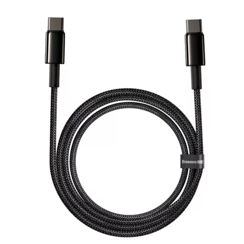 Baseus USB Type C - USB Type C kábel Power Delivery Quick Charge 100W 5A 2m fekete (CATWJ-A01)