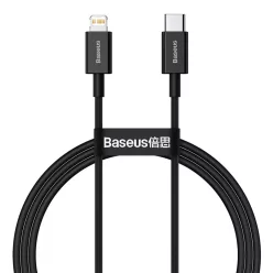   Baseus Superior USB Type-C - Lightning töltő és adatkábel PD 20W 1m fekete (CATLYS-A01)