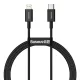 Baseus Superior USB Type-C - Lightning töltő és adatkábel PD 20W 1m fekete (CATLYS-A01)