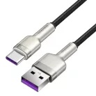 Baseus Cafule Series Metal USB - USB Type-C 66W kábel 1m fekete (CAKF000101)