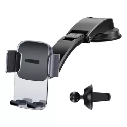   Baseus Easy Control autós telefotartó szellőzőre és műszerfalra fekete