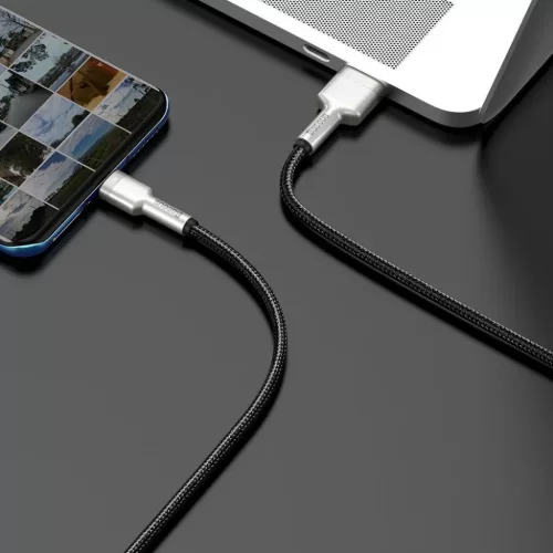 Baseus Cafule Series Metal Data USB - USB Type C 66W kábel 2m fekete (CAKF000201)