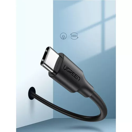 Ugreen USB/ USB Type-C kábel 3A kábel 3m fekete