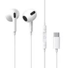 Baseus Encok C17 vezetékes fülhallgató Type C csatlakozóval fehér (NGCR010002) DAC