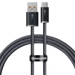   Baseus USB - USB Type C kábel 100W 5A 1m szürke (CALD000616)