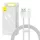Baseus Dynamic USB-Lightning kábel, 2,4A, 1m (fehér)
