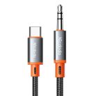 Mcdodo CA-900 USB-C 3.5 mm AUX mini jack kábel, 1.8m (fekete),