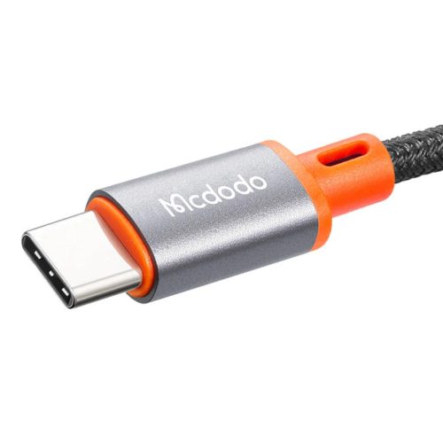 Mcdodo CA-900 USB-C 3.5 mm AUX mini jack kábel, 1.8m (fekete),