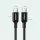 Ugreen töltő- és adatkábel USB Type C - USB Type C PD 100W 5A 2m fehér (US300)
