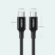 Ugreen töltő- és adatkábel USB Type C - USB Type C PD 100W 5A 2m fehér (US300)
