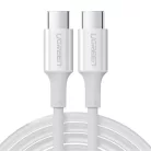 Ugreen töltő- és adatkábel USB Type C - USB Type C PD 100W 5A 2m fehér (US300)