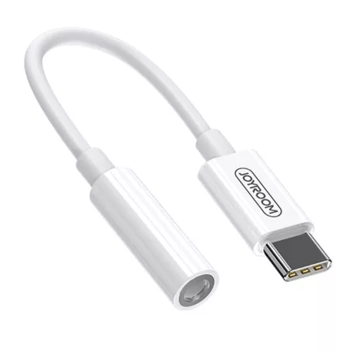 Joyroom 3.5mm mini audio jack - USB Type-C átalakító adapter fehér (SH-C1)