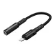 Acefast C1-05 Lightning - mini jack 3.5mm átalakító adapter 18cm (fekete)