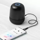 Acefast Type-C - Jack 3.5mm Hi-Fi DAC Audio Kábel Adapter (C1-08), digitális dekódolás, nejlonszövet, 1.2m - Fekete