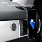 Baseus Small Ears mágneses autós telefontartó fekete