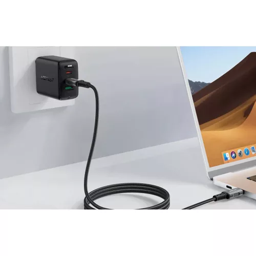 Acefast C1-09 USB-C - USB-C kábel 48W, 1m (fekete-szürke)