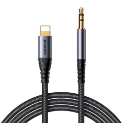   Joyroom Audio Transfer Series SY-A06 mini jack 3.5 mm / Lightning kábel 1,2 m - fekete