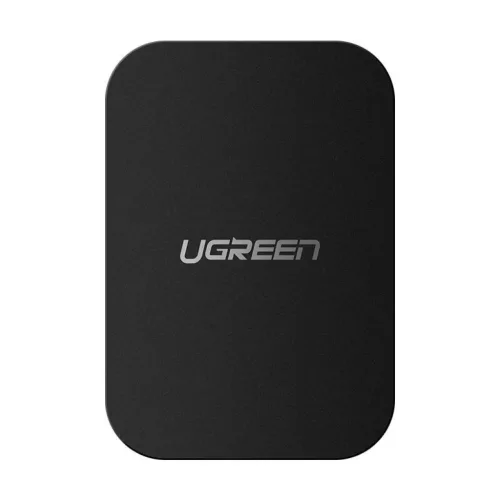UGREEN Négyszögletes fémlap mágneses tartóhoz 2 db (fekete)