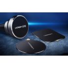 UGREEN Négyszögletes fémlap mágneses tartóhoz 2 db (fekete)