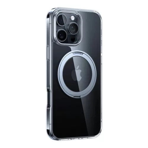 Torras Ostand Pro tok iPhone 16 Pro-hoz (Átlátszó)