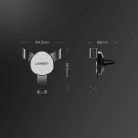 Ugreen gravitációs autós telefontartó univerzális szellőzőre erősíthető szürke (50564)