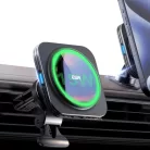 ESR Halolock Magnetic QI2 autós telefontartó MagSafe 15W induktív töltővel a légbeömlőhöz - fekete