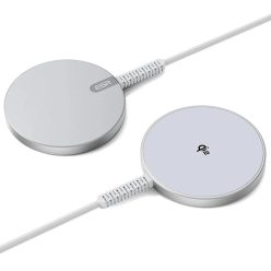   ESR Halolock Qi2 Mini Vezeték Nélküli Töltő 15W MagSafe-kel - Ezüst