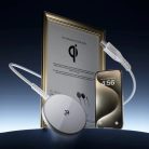 ESR Halolock Qi2 Mini Vezeték Nélküli Töltő 15W MagSafe-kel - Ezüst