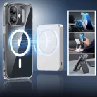iPhone 16 Clear ESR Classic Hybrid HaloLock MagSafe & Tempered Glass tok és üvegfólia