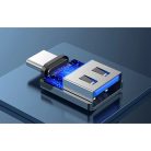 USB-C M - USB 3.0 F OTG Adapter Vention (Szürke), Átalakító kábel, adapter