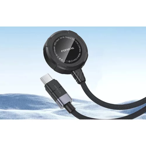 Vezeték nélküli töltő Apple Watch-hoz 2,5W, 1m (fekete)