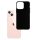 iPhone 14 Plus 3MK matt szilikon tok fekete