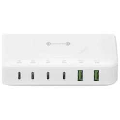   4smarts 7 az 1-ben 100W Töltőállomás vezeték nélküli töltéssel Fehér 540570