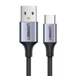  Ugreen USB/USB Type-C kábel QC 3.0 gyorstöltéssel 3A 1m szürke