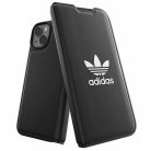 Adidas OR Booklet fliptok BASIC iPhone 14 6.1" fekete/fekete fehér 50181