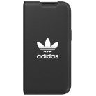 Adidas OR Booklet fliptok BASIC iPhone 14 6.1" fekete/fekete fehér 50181