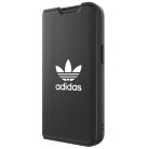 Adidas OR Booklet fliptok BASIC iPhone 14 6.1" fekete/fekete fehér 50181