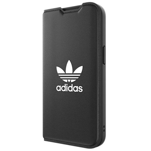 Adidas OR Booklet fliptok BASIC iPhone 14 6.1" fekete/fekete fehér 50181