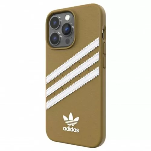 iPhone 13 Pro Max Adidas OR Moulded PU tok bézs-arany