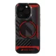 IPHONE 16 PRO fekete Audi IML Sport MagSafe eredeti tok (AUS-IMLMIP16P-RSQ/D2-BK)