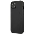 AMG AMHCP14MDOLBK iPhone 14 Plus 6.7" fekete / fekete bőrmintázott kemény tok