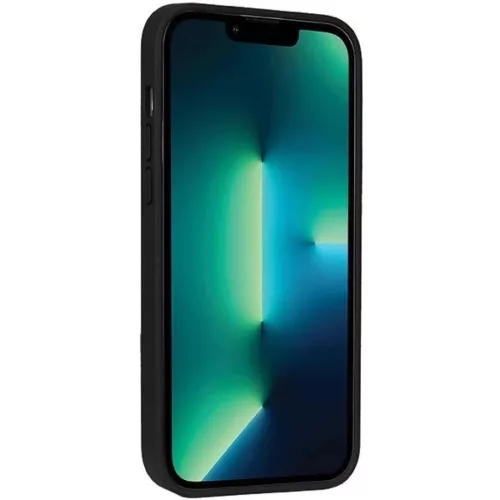 iPhone 13 Pro Max fekete Audi szintetikus bőr tok MagSafe kompatibilitással