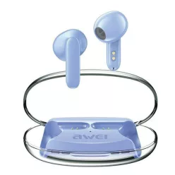   AWEI Bluetooth 5.3 T85 ENC TWS fülhallgató + dokkoló állomás kék/kék